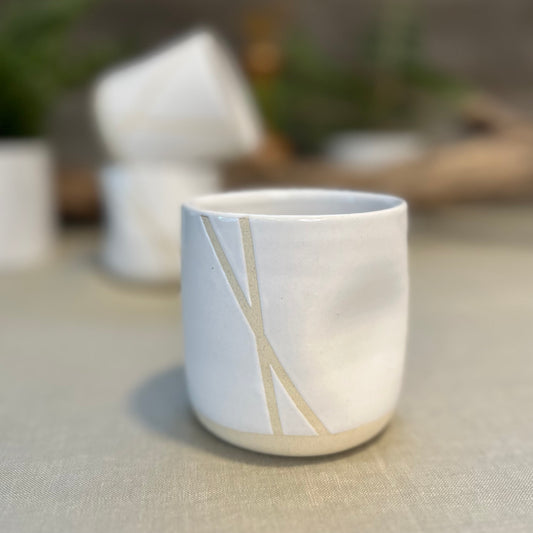 White XX Squish Cup