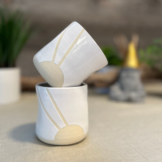 White Sunrise Squish Cup