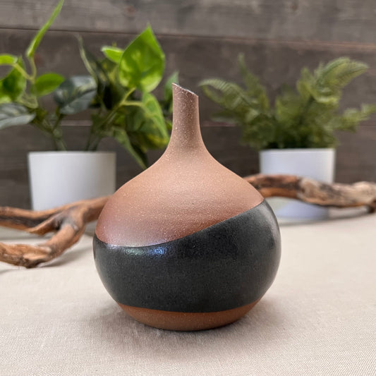 Bud Vase with Grey Accent 2
