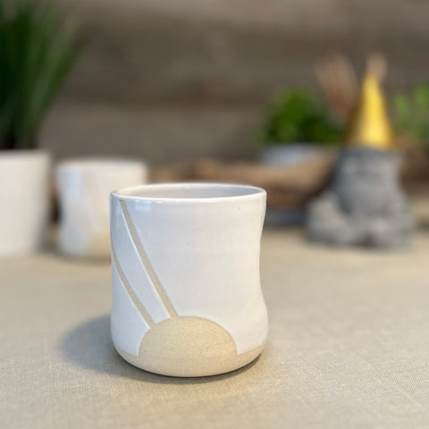 White Sunrise Squish Cup