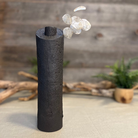 Charcoal Cylinder Vase