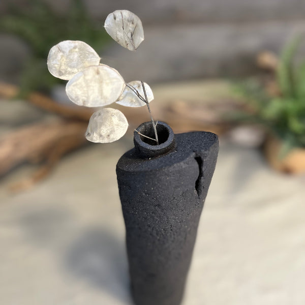 Charcoal Cylinder Vase