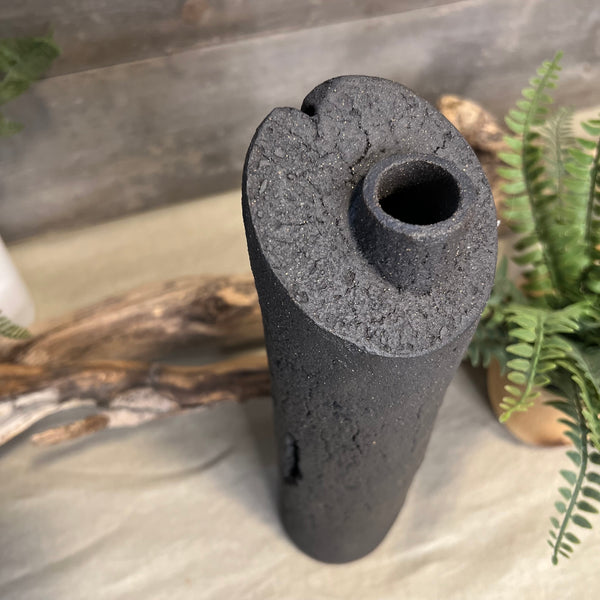 Charcoal Cylinder Vase