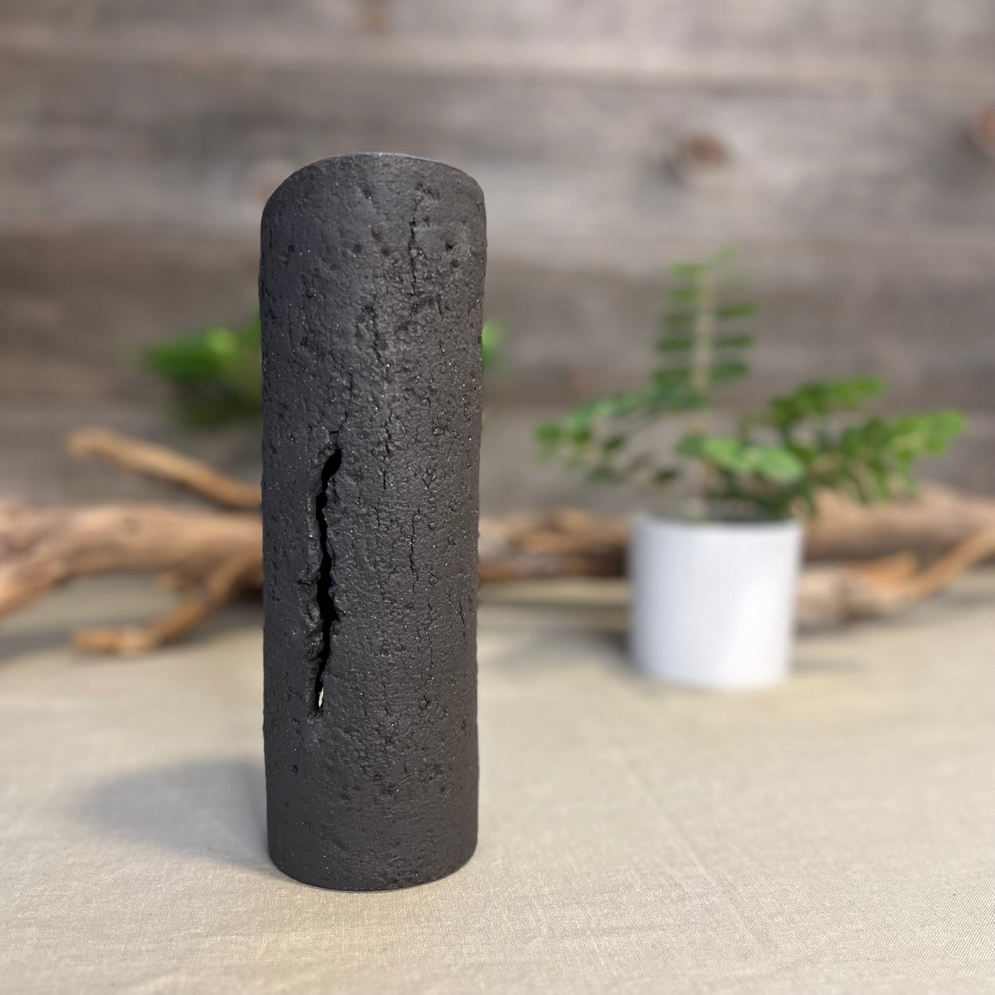Charcoal Cylinder Vase