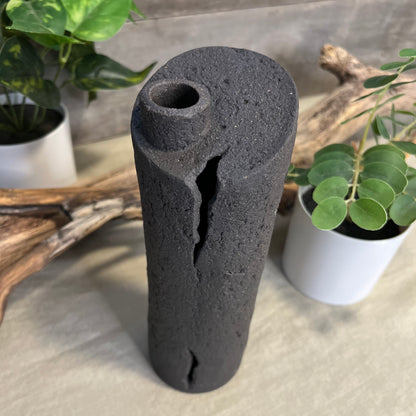 Charcoal Cylinder Vase