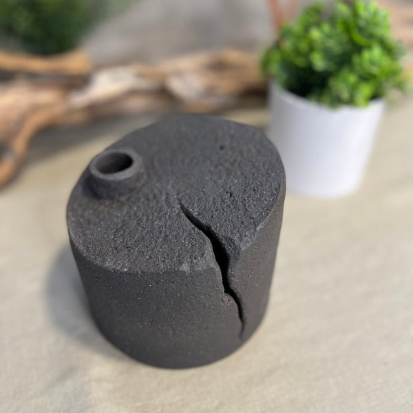 Charcoal Cylinder Vase