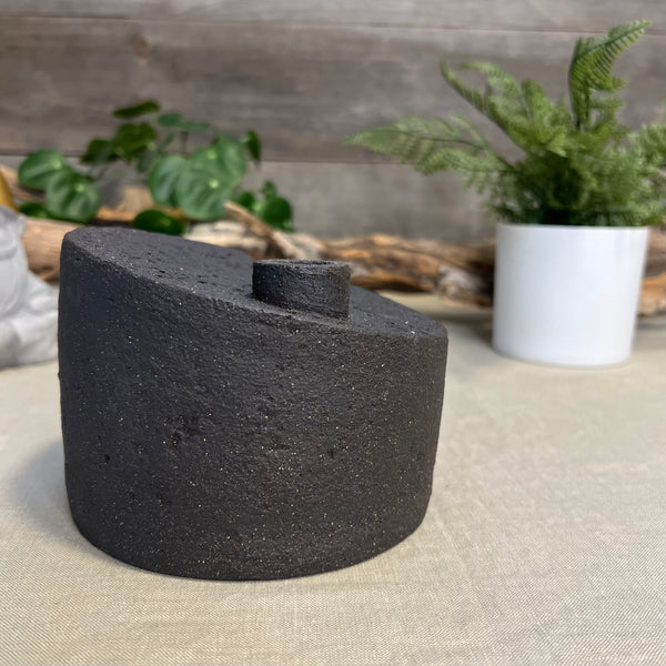 Charcoal Cylinder Vase