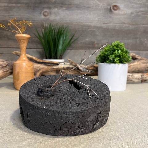 Charcoal Cylinder Vase