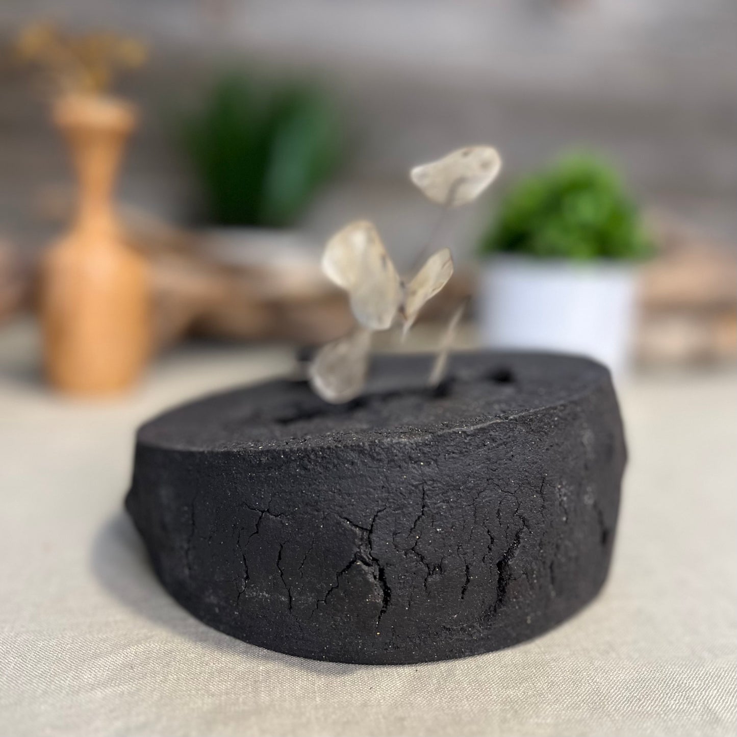 Charcoal Cylinder Vase