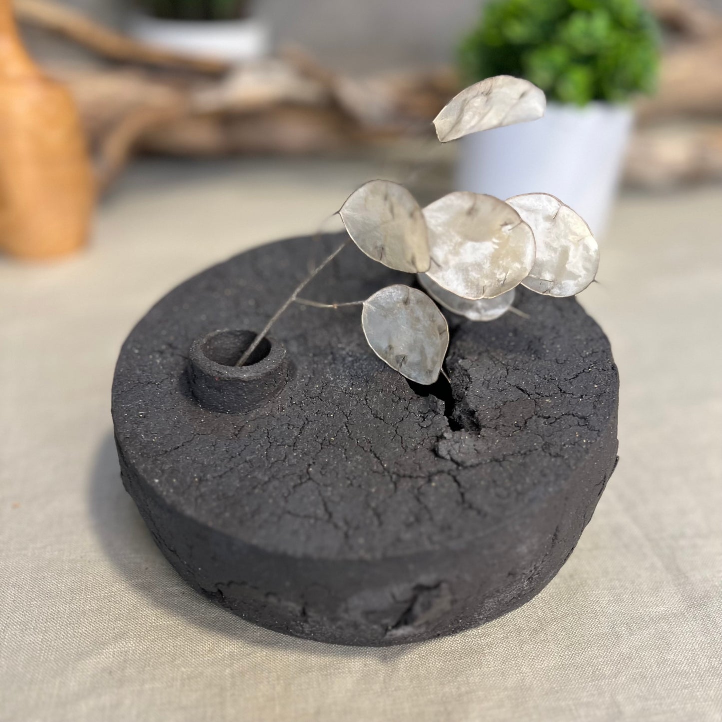 Charcoal Cylinder Vase
