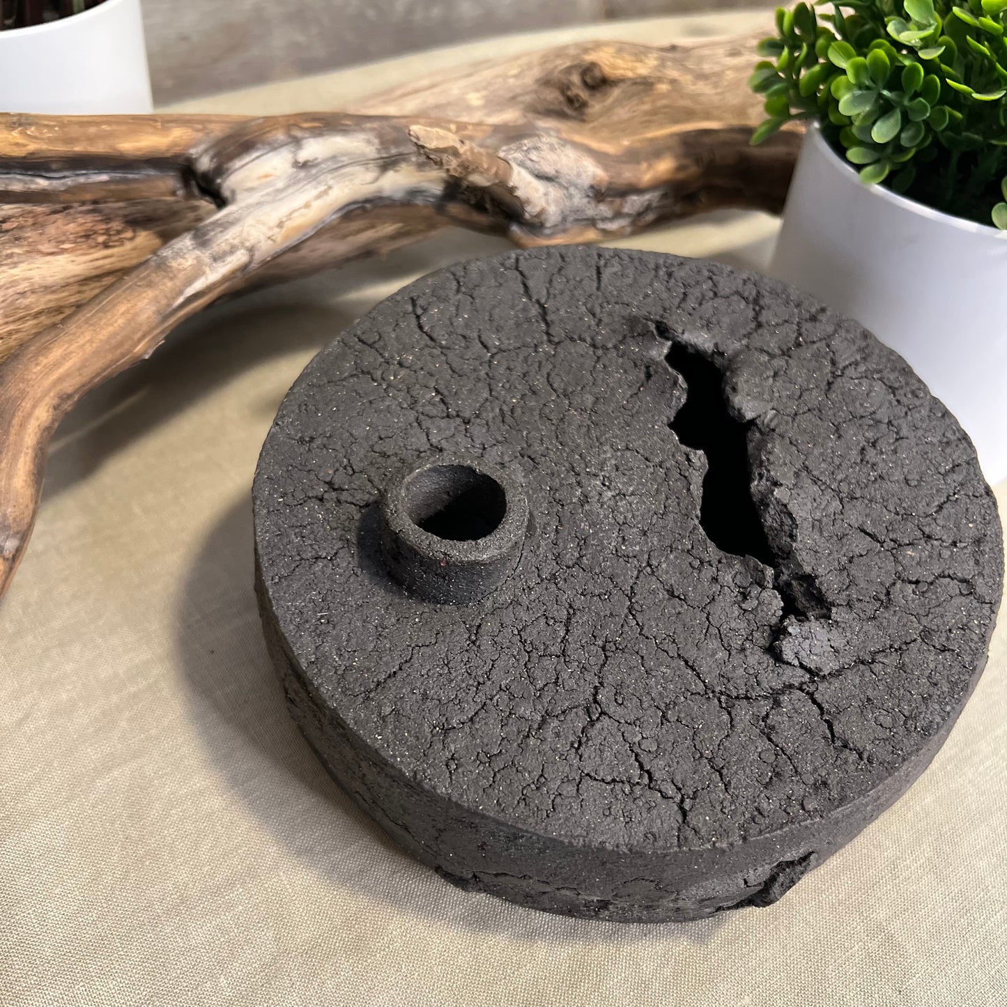 Charcoal Cylinder Vase