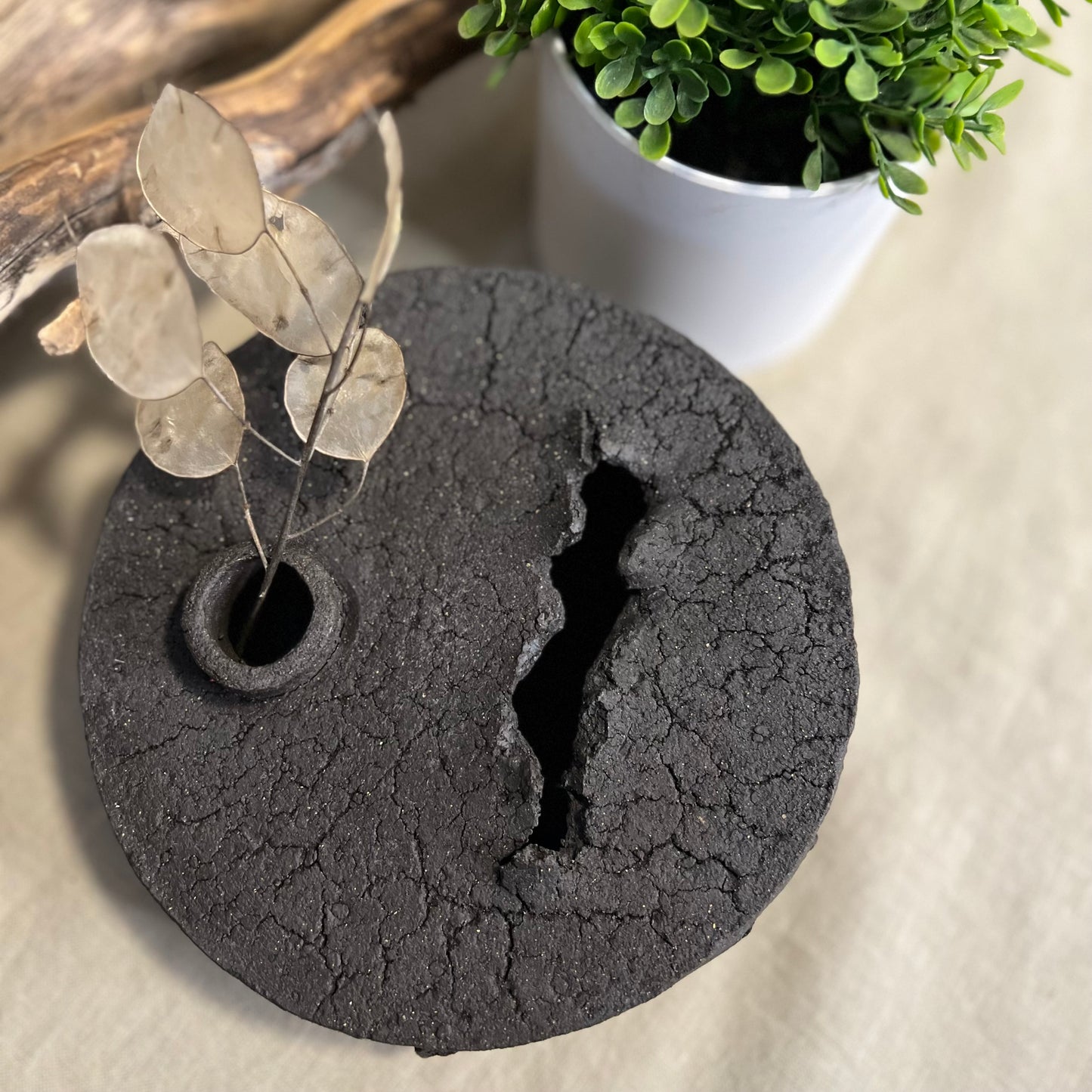 Charcoal Cylinder Vase
