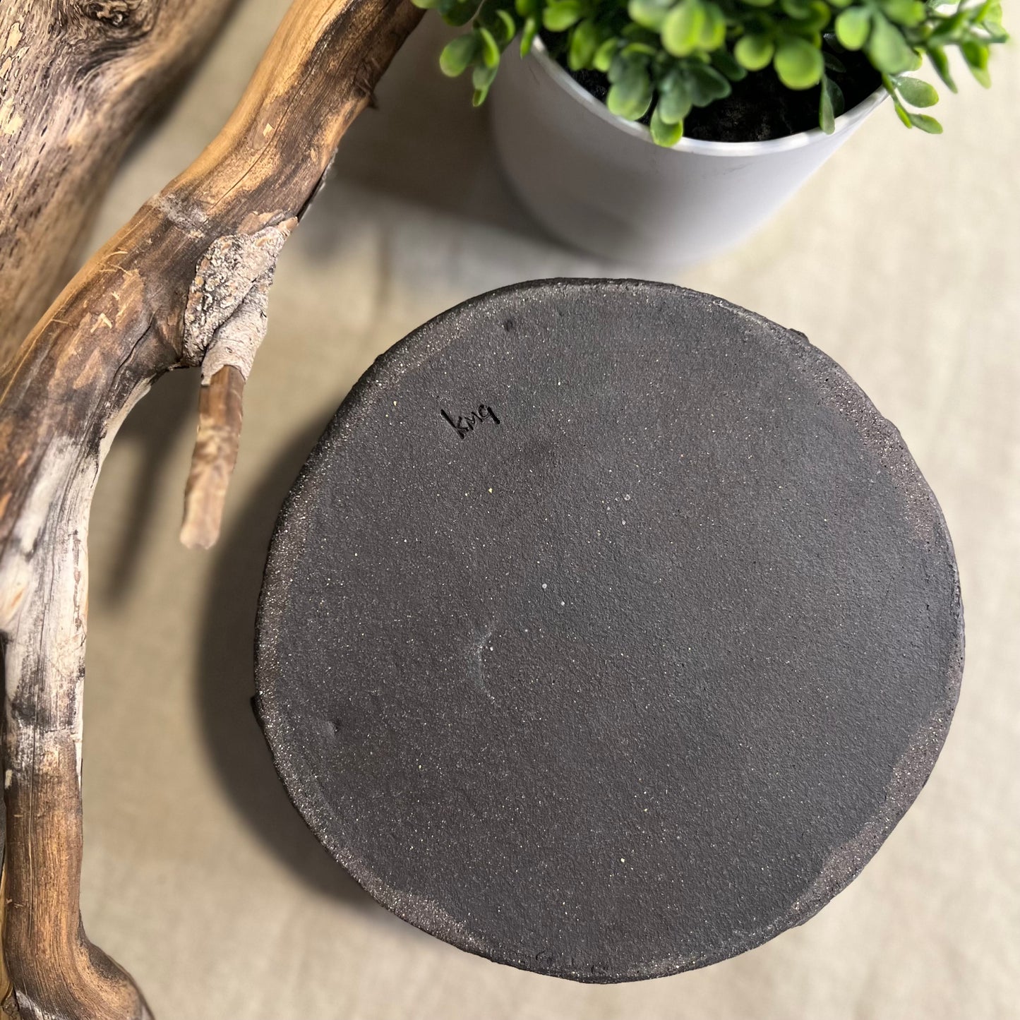 Charcoal Cylinder Vase