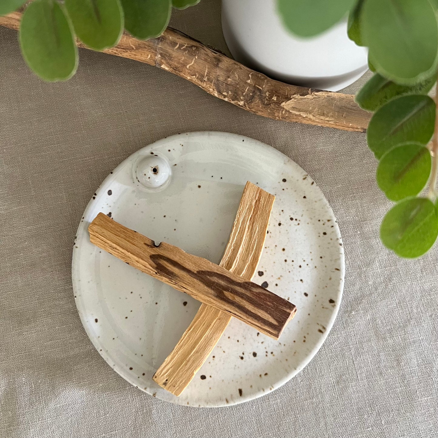 Tri-Color Incense Holder/Candle Plate