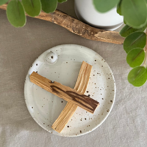 Tri-Color Incense Holder/Candle Plate