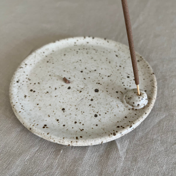 Speckle Incense Holder/Candle Plate