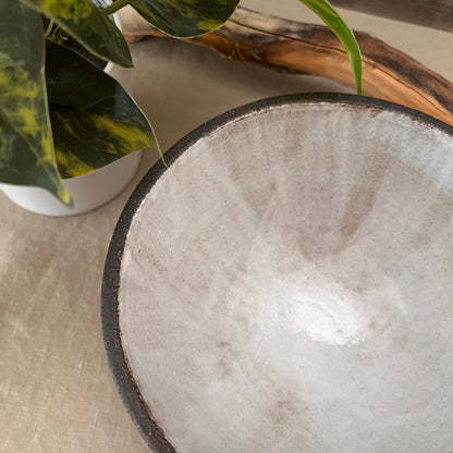 Black Textured Bowl 1