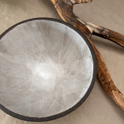 Black Textured Bowl 2