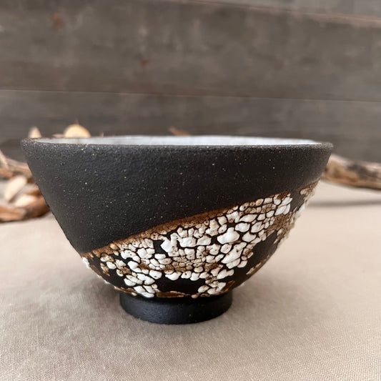 Black Textured Bowl 5