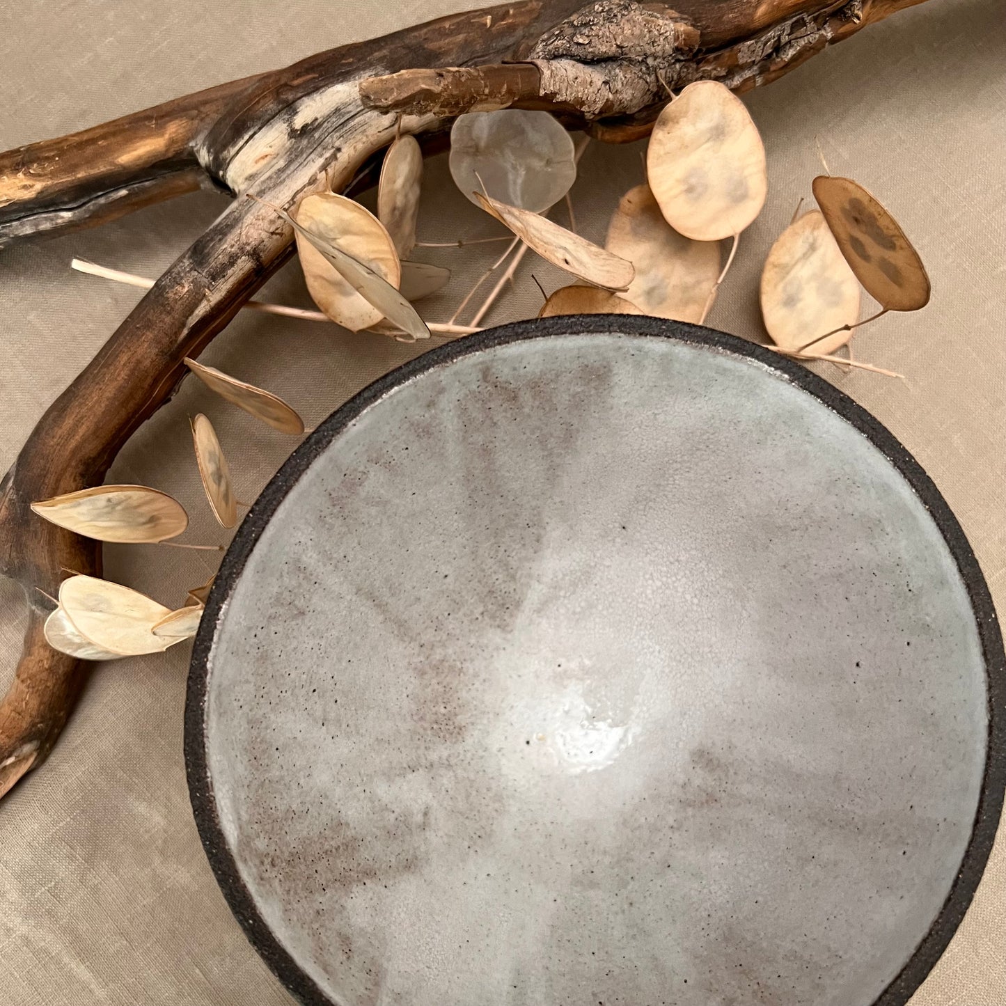 Black Textured Bowl 5