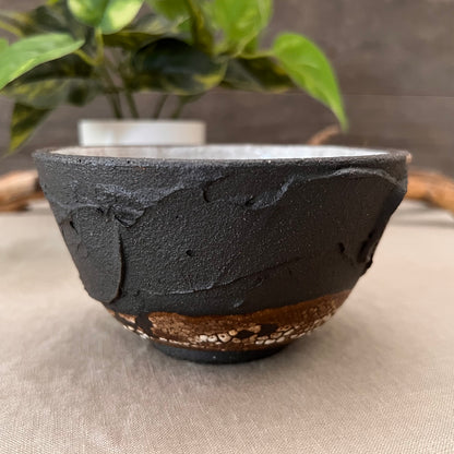 Black Textured Bowl 6