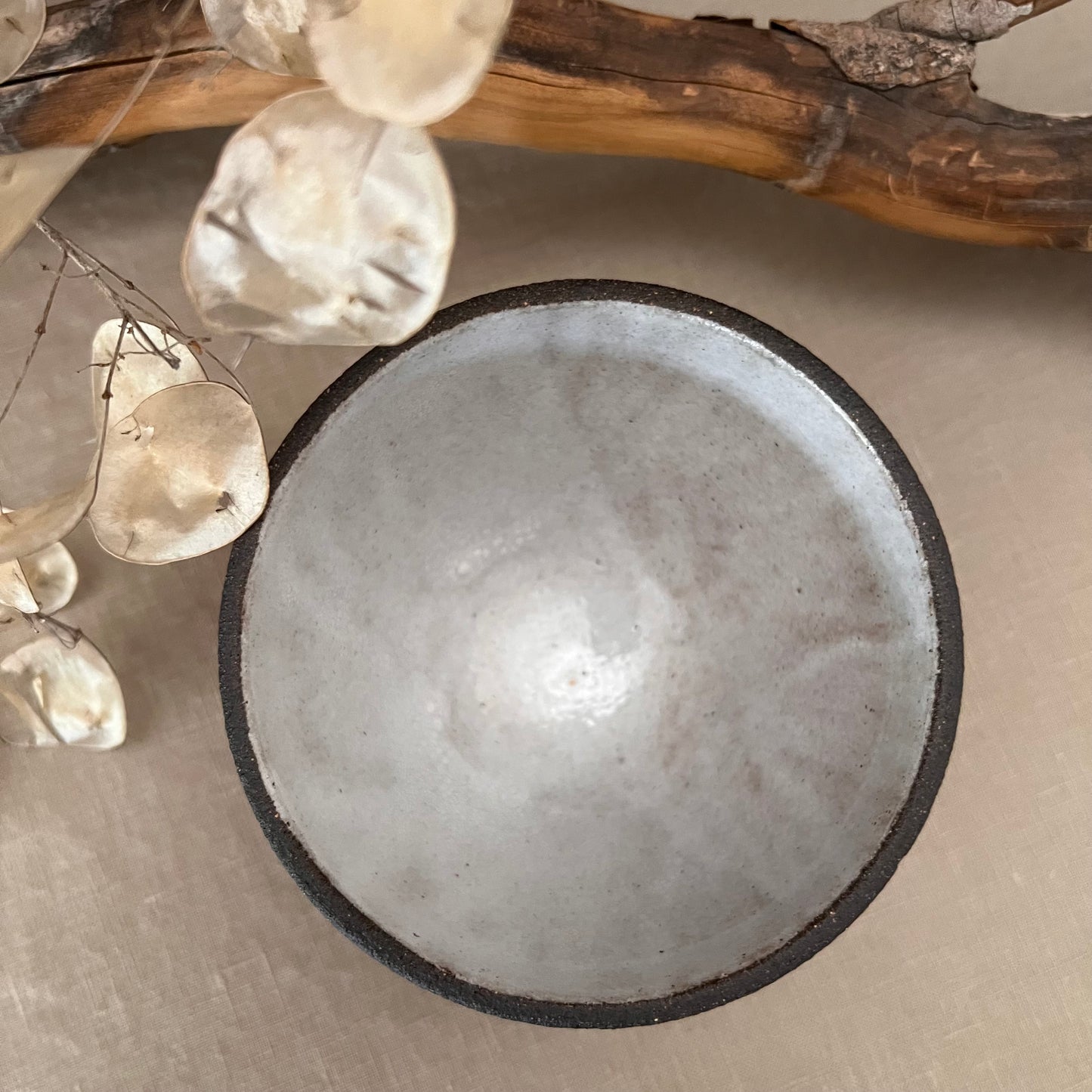 Black Textured Bowl 7