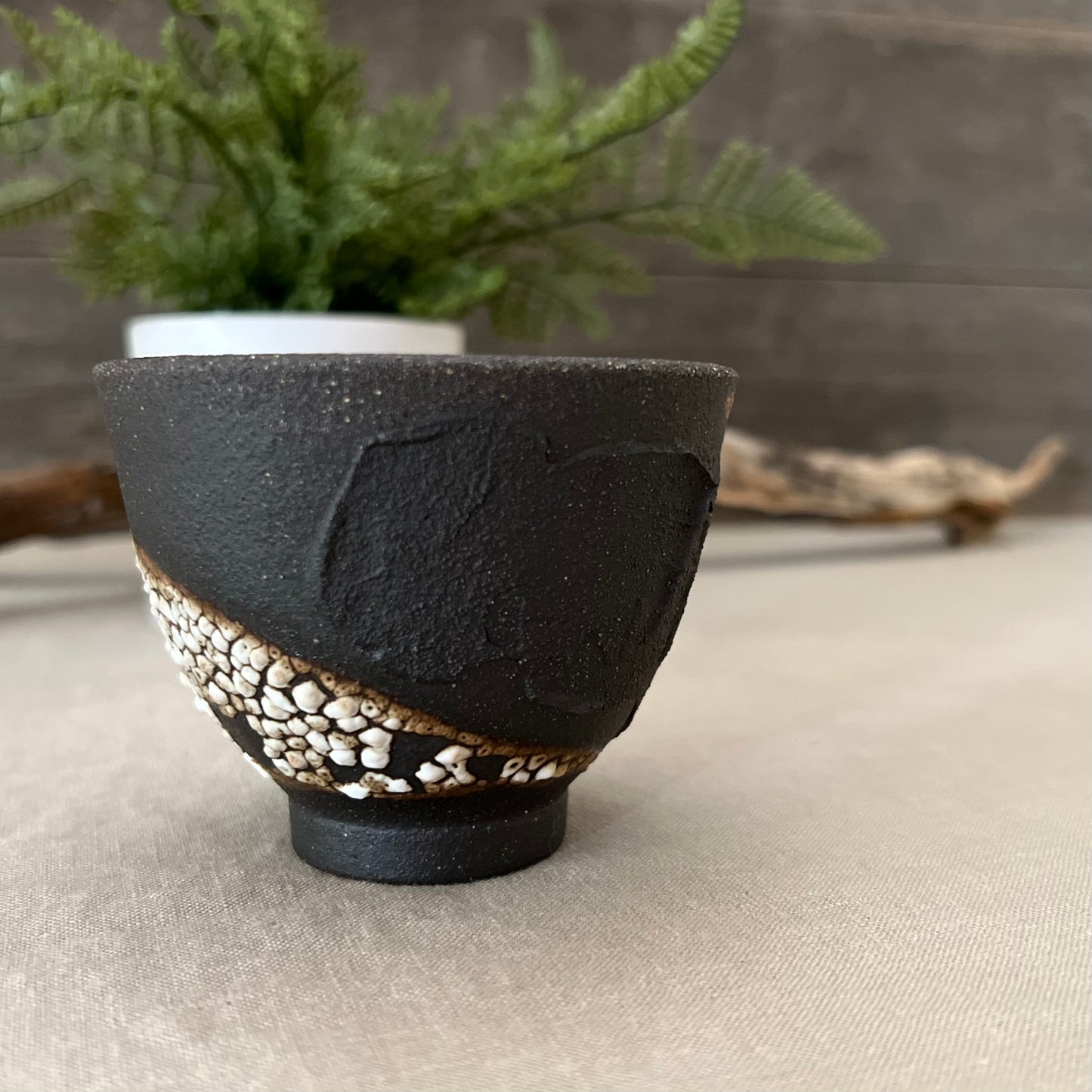 Black Textured Cup 4