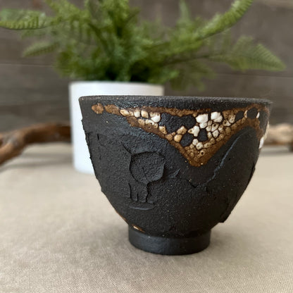 Black Textured Cup 4