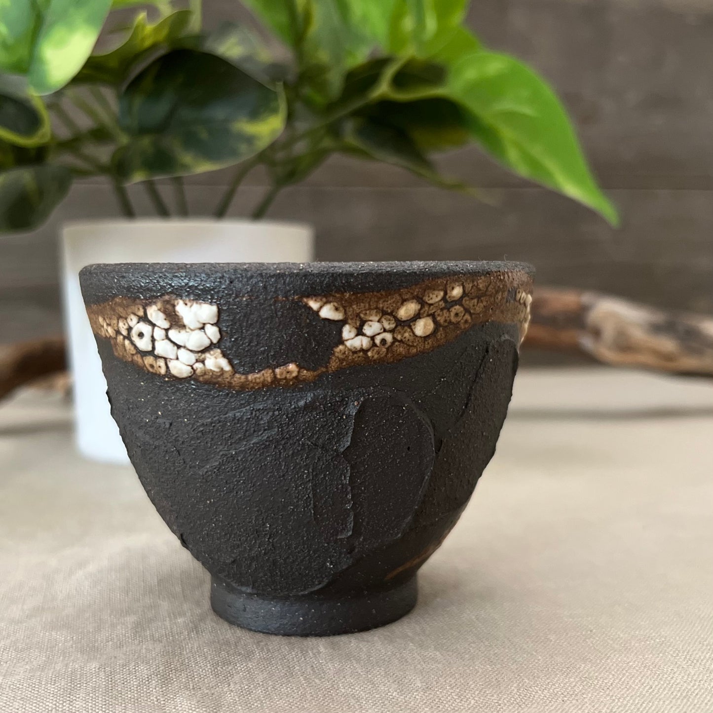 Black Textured Cup 5