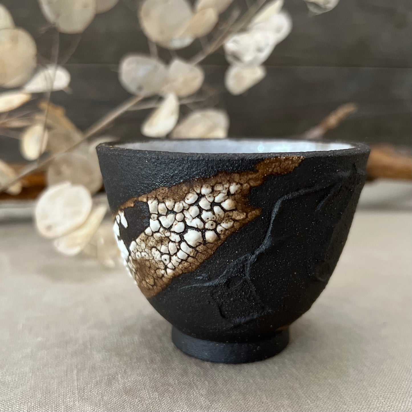 Black Textured Cup 6