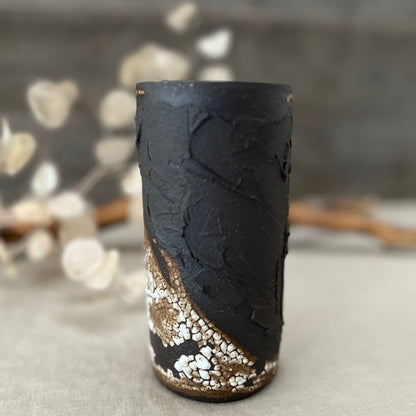 Black Textured Vase 1