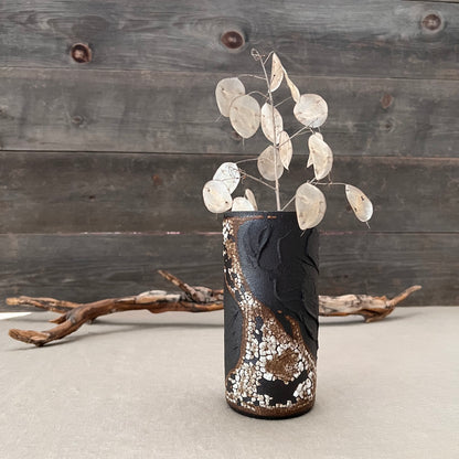 Black Textured Vase 1