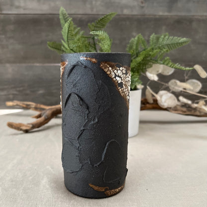 Black Textured Vase 2
