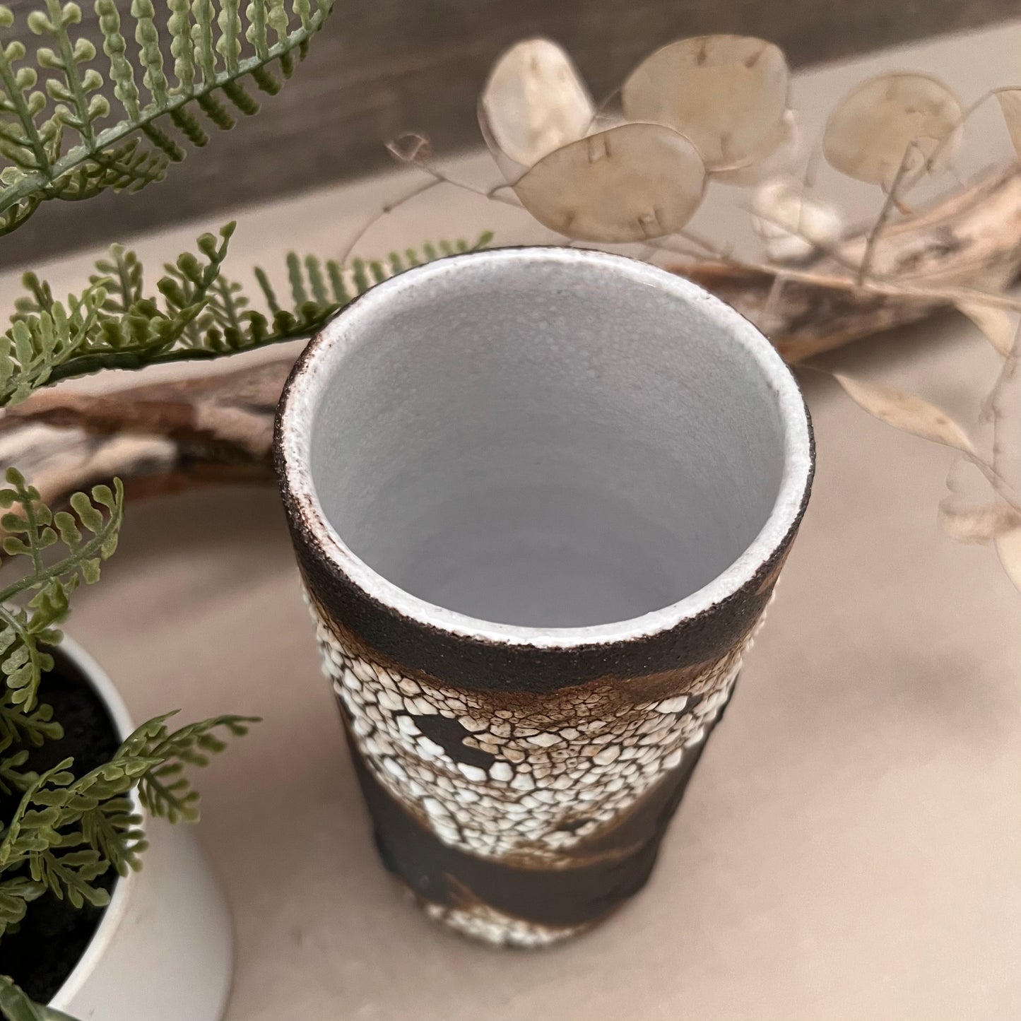 Black Textured Vase 2