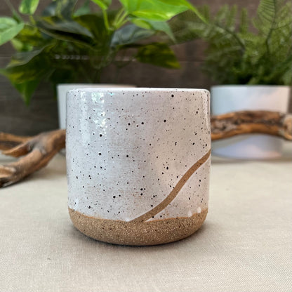 White Line Squish Cup