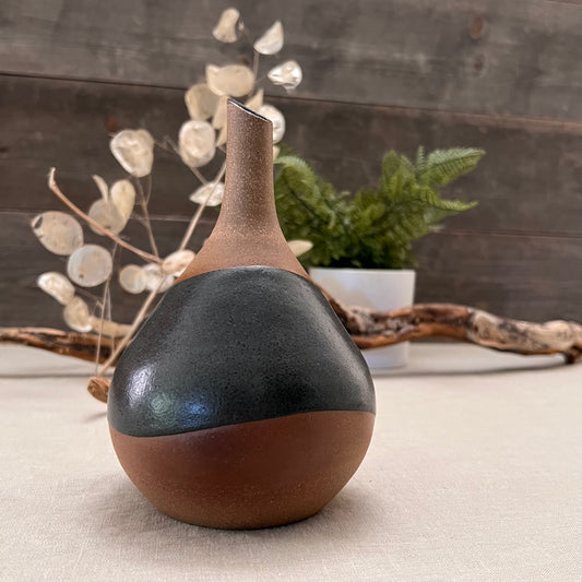 Bud Vase with Grey Accent 1