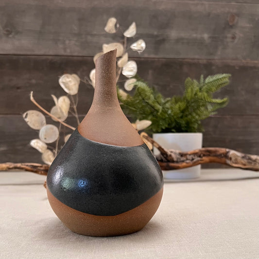 Bud Vase with Grey Accent 1