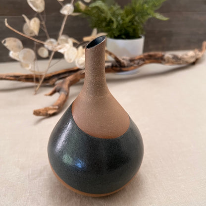 Bud Vase with Grey Accent 1