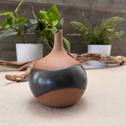 Bud Vase with Grey Accent 2
