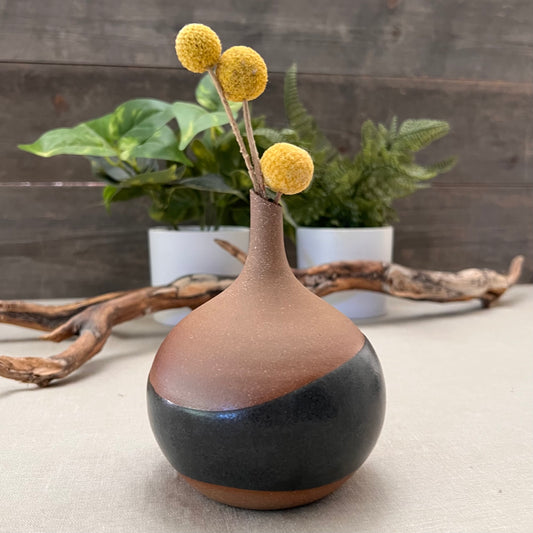 Bud Vase with Grey Accent 2