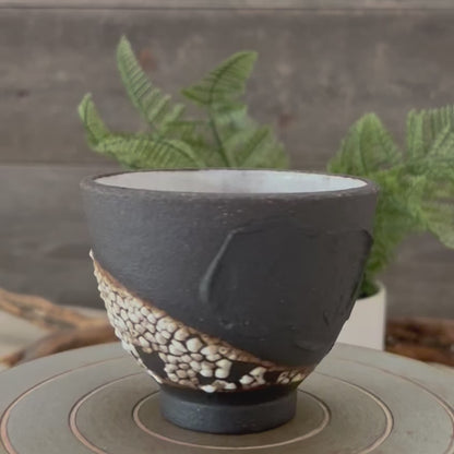 Black Textured Cup 4