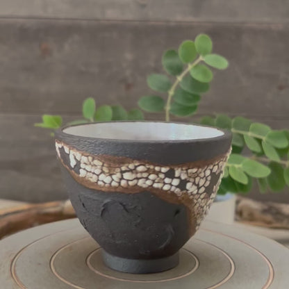 Black Textured Cup 3