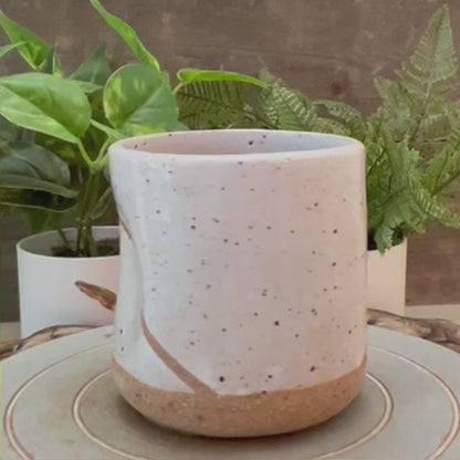 White Line Squish Cup