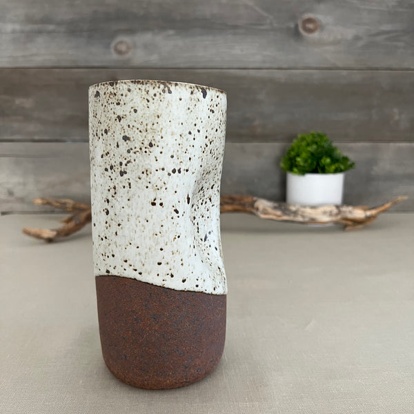 Speckle Squish Vase